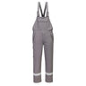 Bizflame Work Chemical Resistant FR Bib & Brace - Grey