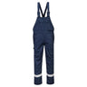 Bizflame Work Chemical Resistant FR Bib & Brace - Navy