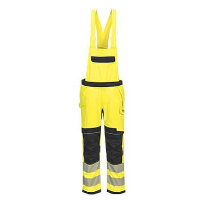 PW3 FR Modaflame Work Hi-Vis Bib and Brace - Yellow/Black
