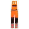 PW3 Modaflame Work HVO Multi-Norm FR Bib and Brace - Orange/Black