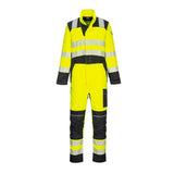 PW3 Modaflame Work Hi-Vis Multi-Norm FR Coverall - Yellow/Black