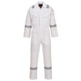 Bizflame Work FR Coverall - White
