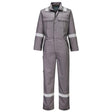 Bizflame Work Chemical Resistant FR Coverall - Grey