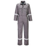 Bizflame Work Chemical Resistant FR Coverall - Grey