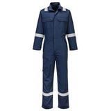 Bizflame Work Chemical Resistant FR Coverall - Navy