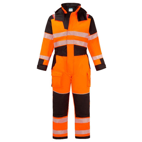 PW3 Modaflame Rain+ Hi-Vis Multi-Norm FR Winter Coverall - Orange/Black