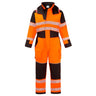 PW3 Modaflame Rain+ Hi-Vis Multi-Norm FR Winter Coverall - Orange/Black