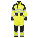 PW3 FR Modaflame Rain+ Hi-Vis Winter Coverall - Yellow/Black