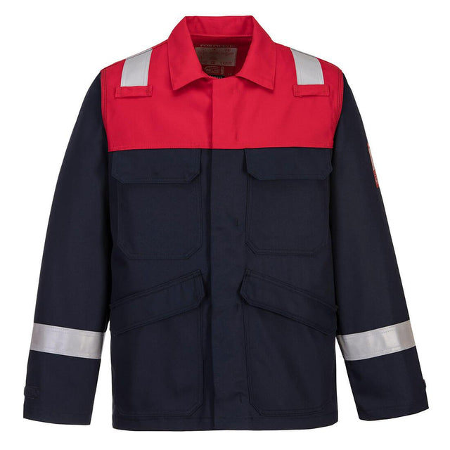 Bizflame Work Two Tone FR Jacket - Navy