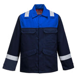 Bizflame Work Two Tone FR Jacket - Navy/Royal