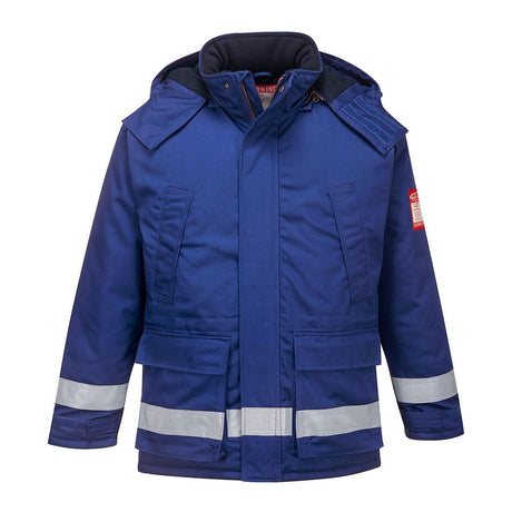 Bizflame Work Anti-Static FR Winter Jacket - Royal Blue