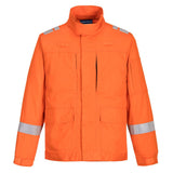 Bizflame Work Lightweight Stretch Panelled FR Jacket - Orange