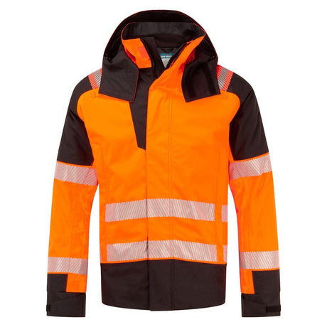 PW3 Modaflame Rain+ Hi-Vis Multi-Norm FR Winter Jacket - Orange/Black