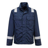 Bizflame Work Chemical Resistant FR Jacket - Navy