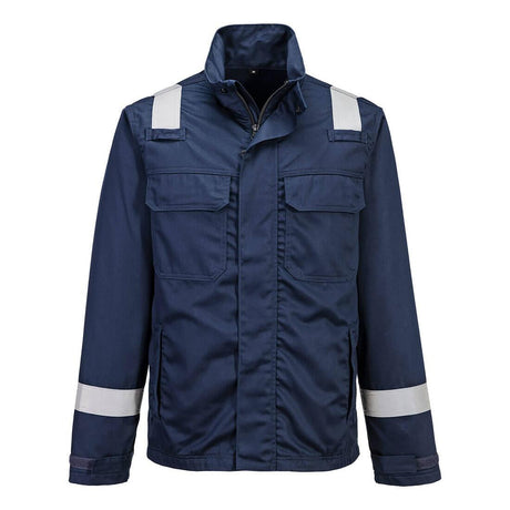Bizflame Work Chemical Resistant FR Jacket - Navy