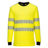 PW3 Modaflame Knit Hi-Vis FR Long Sleeve T-Shirt - Yellow/Black