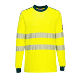 PW3 FR Modaflame Knit Hi-Vis T-Shirt - Yellow/Navy