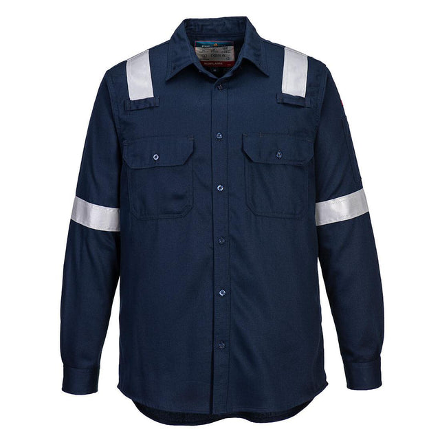 Bizflame Work Lightweight FR Shirt - Navy