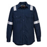 Bizflame Work Lightweight FR Shirt - Navy