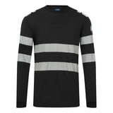 PW3 Modaflame Knit FR Long Sleeve T-Shirt - Black