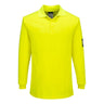 Modaflame Knit FR Long Sleeve Polo Shirt - Yellow