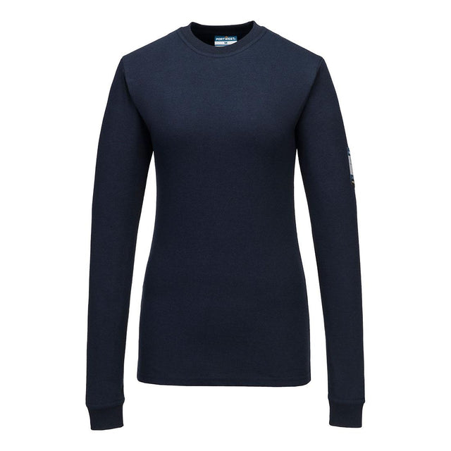 Modaflame Knit FR Women's Long Sleeve T-Shirt - Navy