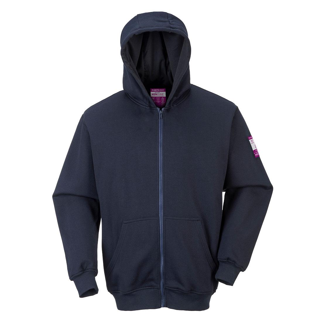 Modaflame Knit FR Full Zip Hooded Sweatshirt - Navy