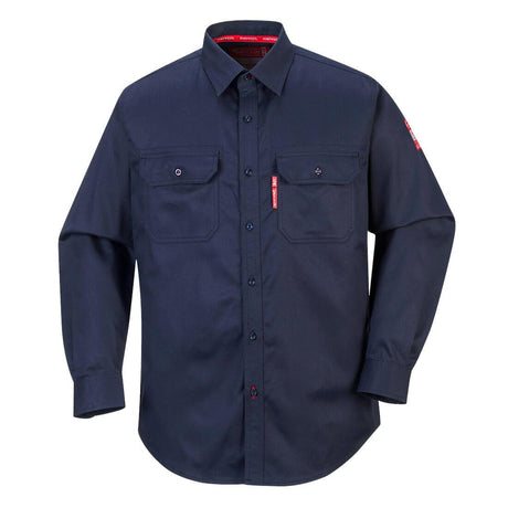 Bizflame 88/12 FR Work Shirt - Navy