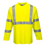Modaflame Knit Hi-Vis FR Long Sleeve T-Shirt - Yellow