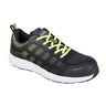 Steel Textile Trainer  S1P FO SR - Black/Green
