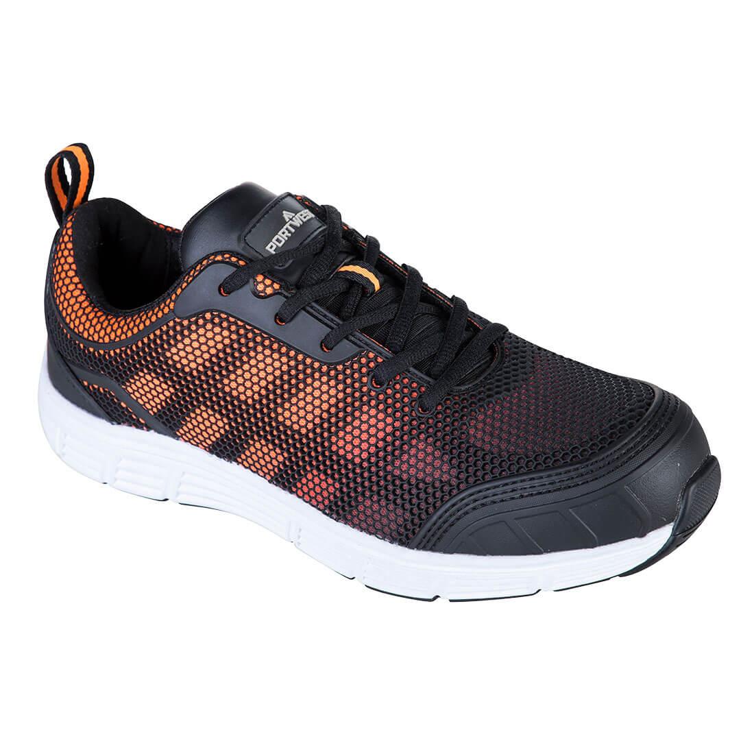 Steel Textile Trainer  S1P FO SR - Black/Orange