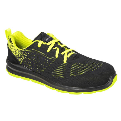 Steel Textile Trainer S1P FO SR - Black/Green