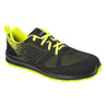 Steel Textile Trainer S1P FO SR - Black/Green