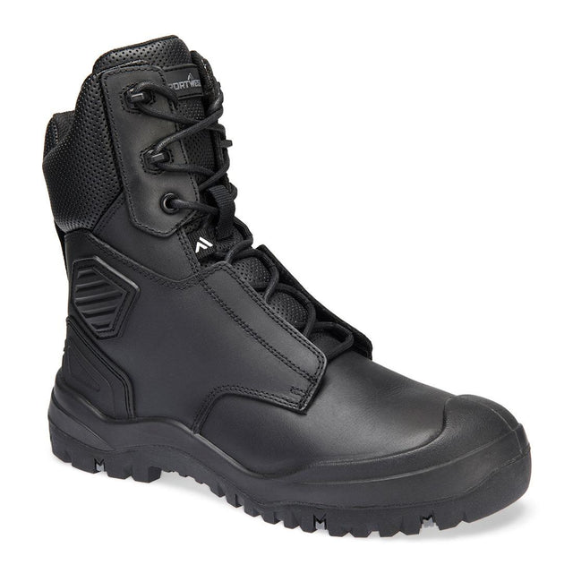 Steel Leather Shin Boot S3 SC HRO HI CI LG SR FO - Black