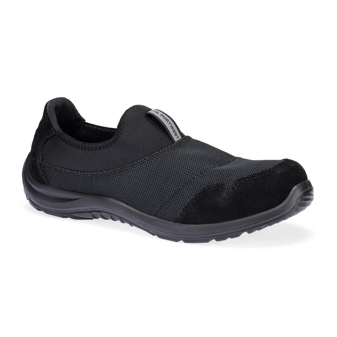 Steel Textile Slip On Shoe S1P SR FO ESD - Black