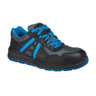 Composite Leather and Mesh Trainer S1P SRC - Black/Blue