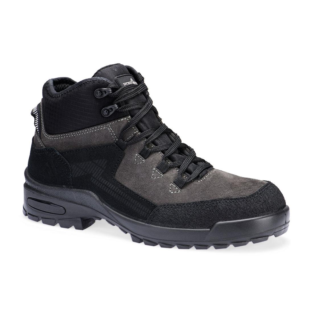 Steel Suede Ankle Boot S3L CI FO SR - Black/Grey