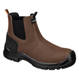 Steel Action Nubuck Dealer Boot S7 SC FO SR - Brown/Black