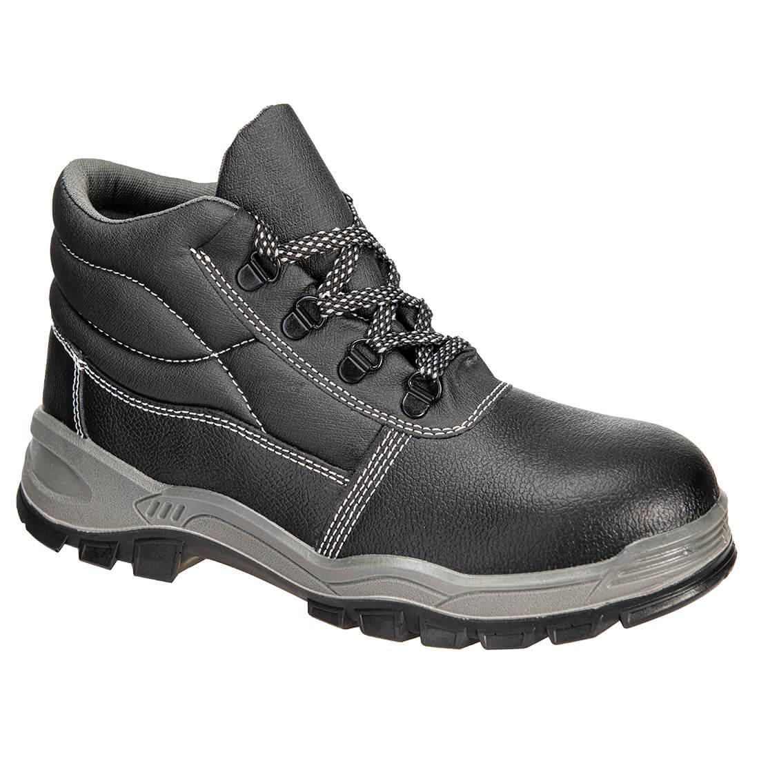Steel Action Leather Mid Boot S3 SRC - Black