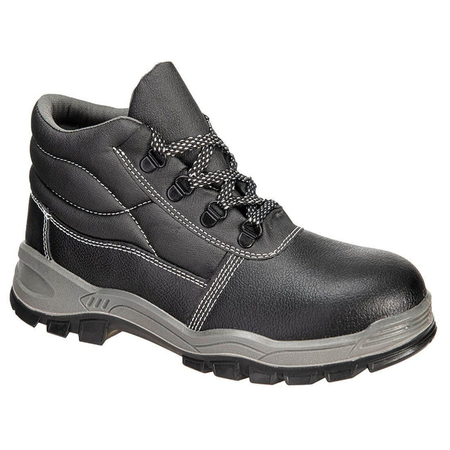 Steel Action Leather Mid Boot S3 SRC - Black
