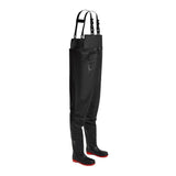 Steel PVC Chest Wader S5 FO - Black
