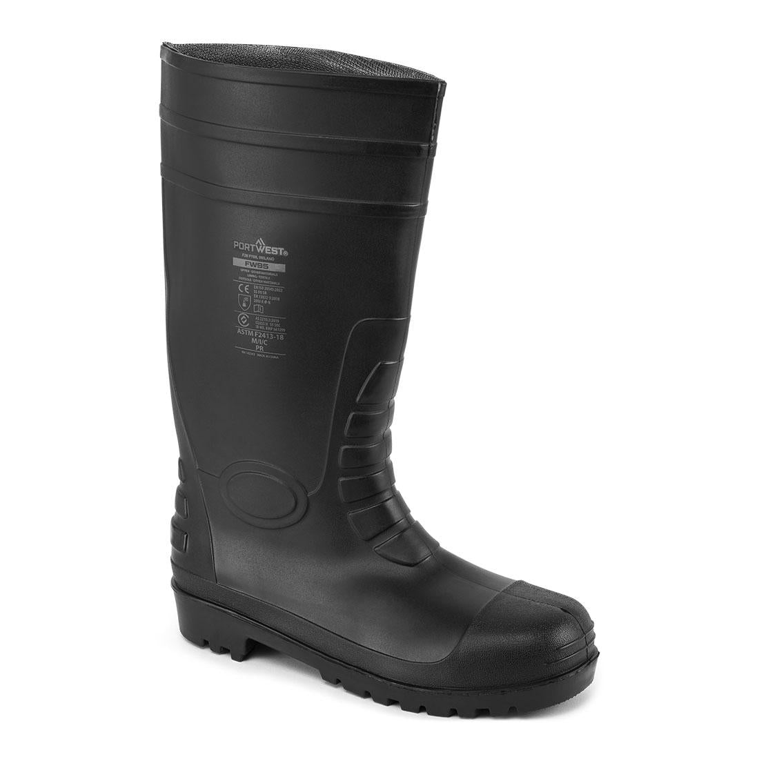 Steel PVC Wellington S5 FO CI - Black