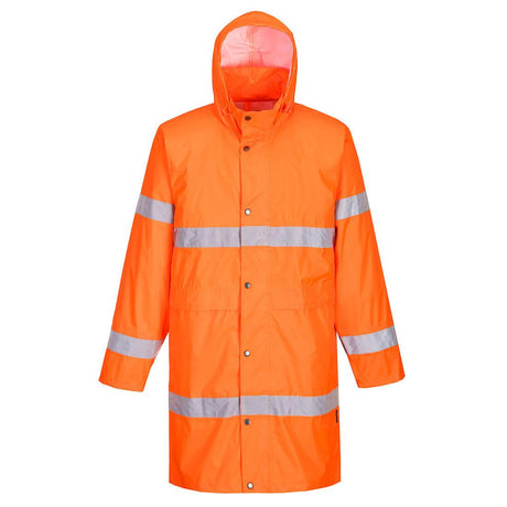 Hi-Vis Rain Coat 100cm - Orange