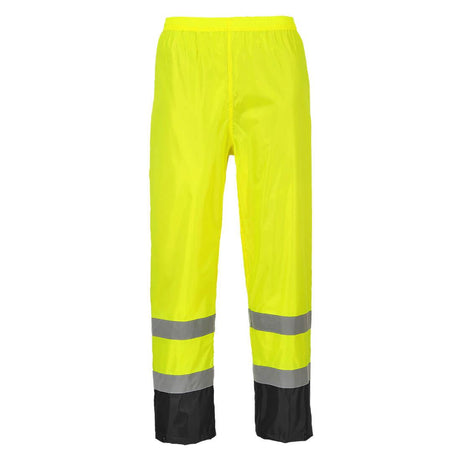 Hi-Vis Contrast Classic Rain Trousers - Yellow/Black