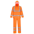 Hi-Vis Packaway Rain Suit - Orange