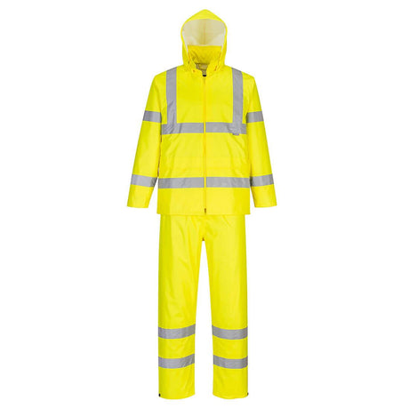 Hi-Vis Packaway Rain Suit - Yellow