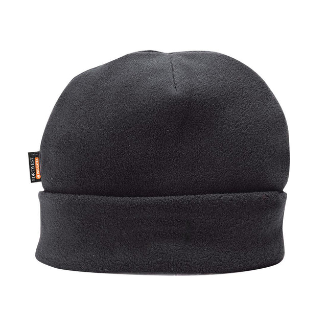 Insulated Fleece Beanie - Black
