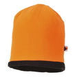 Reversible Hi-Vis Beanie Hat - Orange/Black