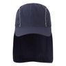 Breathable Sun Shield Cap - Navy