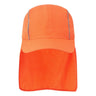 Breathable Sun Shield Cap - Orange